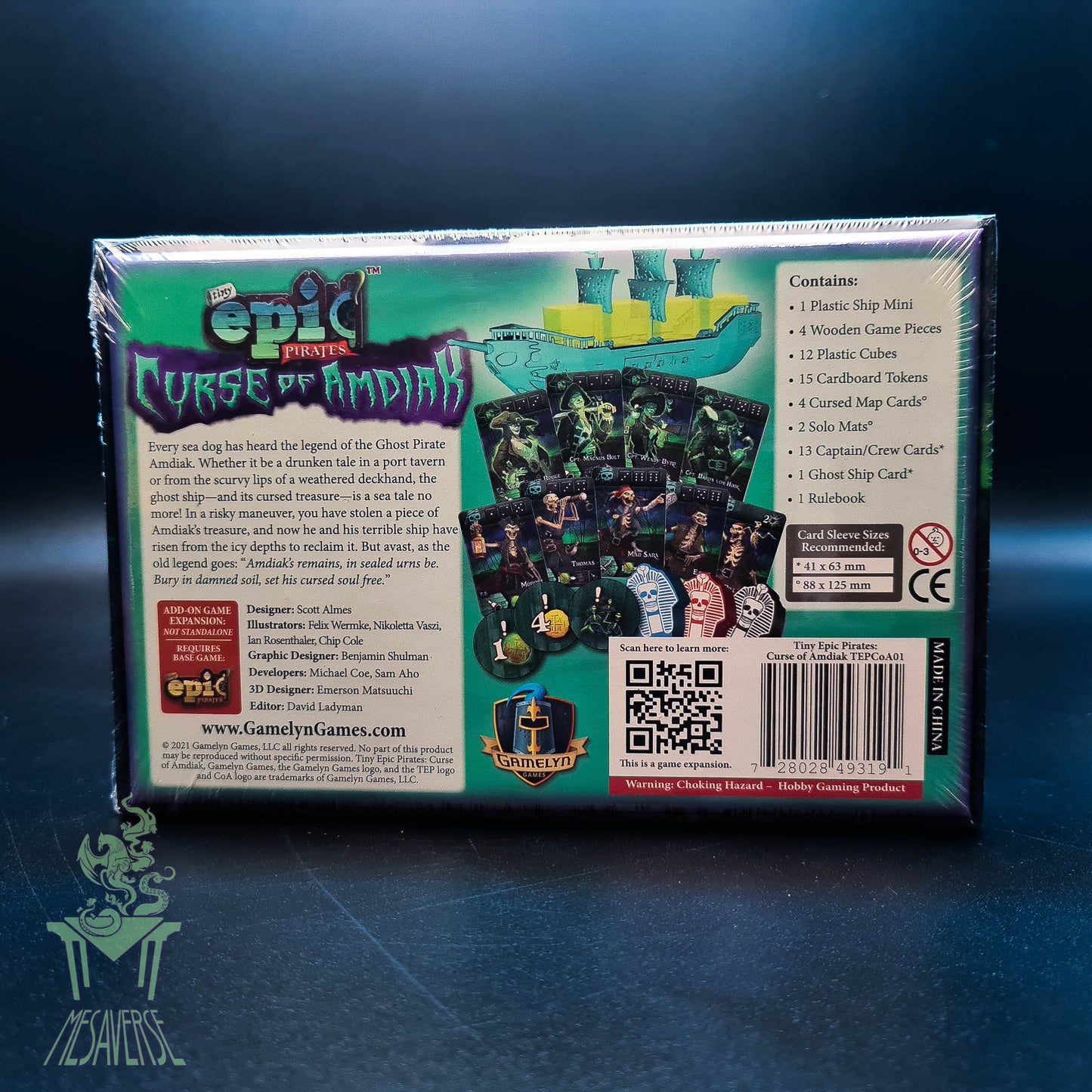 Tiny Epic Pirates Curse of Amdiak