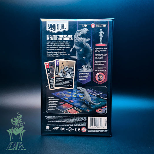 Unmatched: Jurassic Park – Dr. Sattler vs. T. Rex
