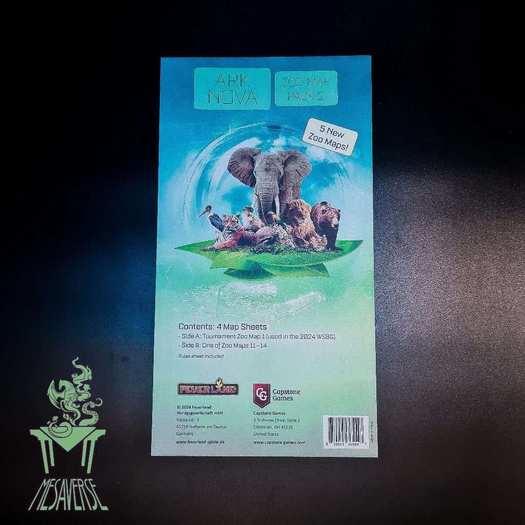 Ark Nova Zoo Map Pack 2