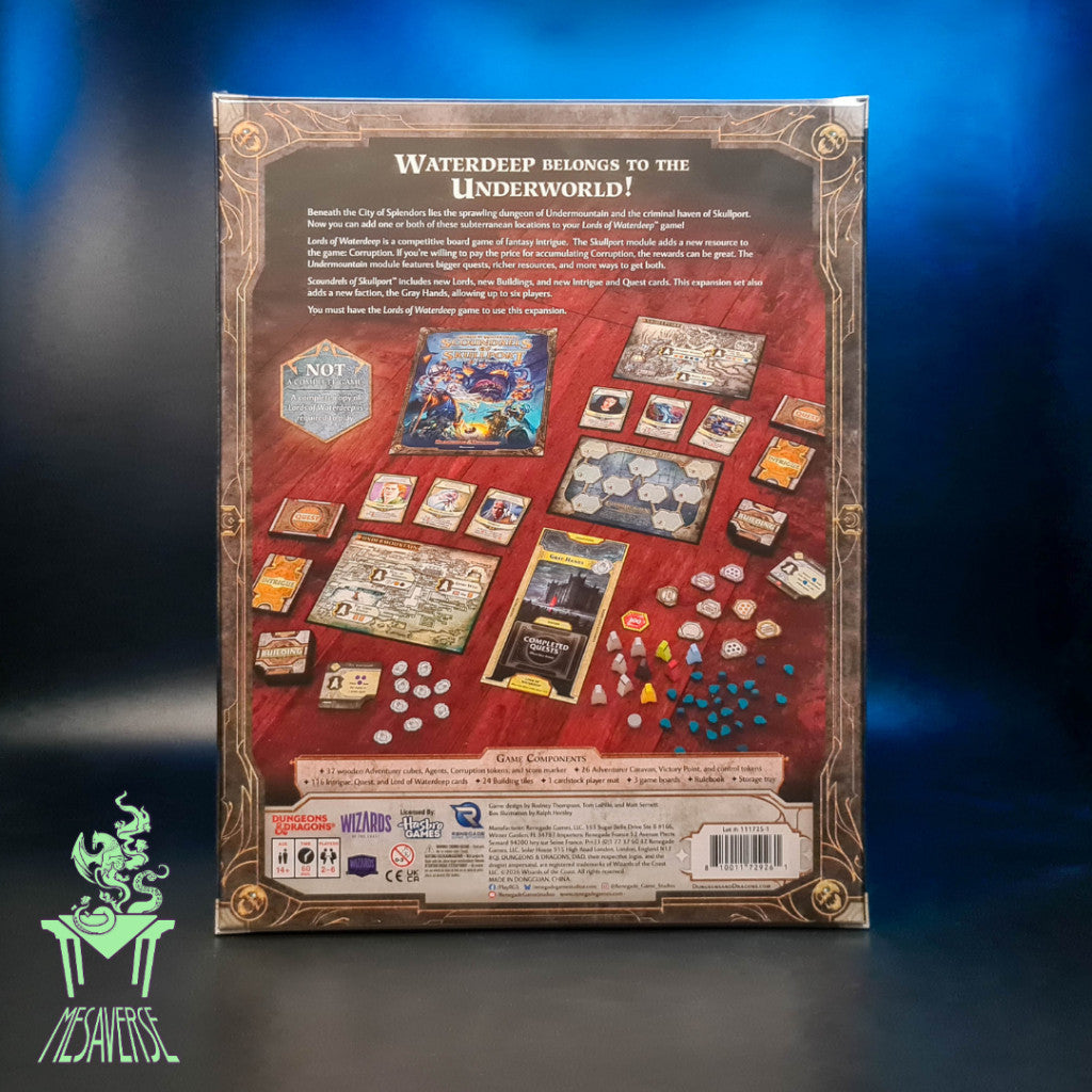 Lords of Waterdeep: Scoundrels of Skullport (2nd edition)