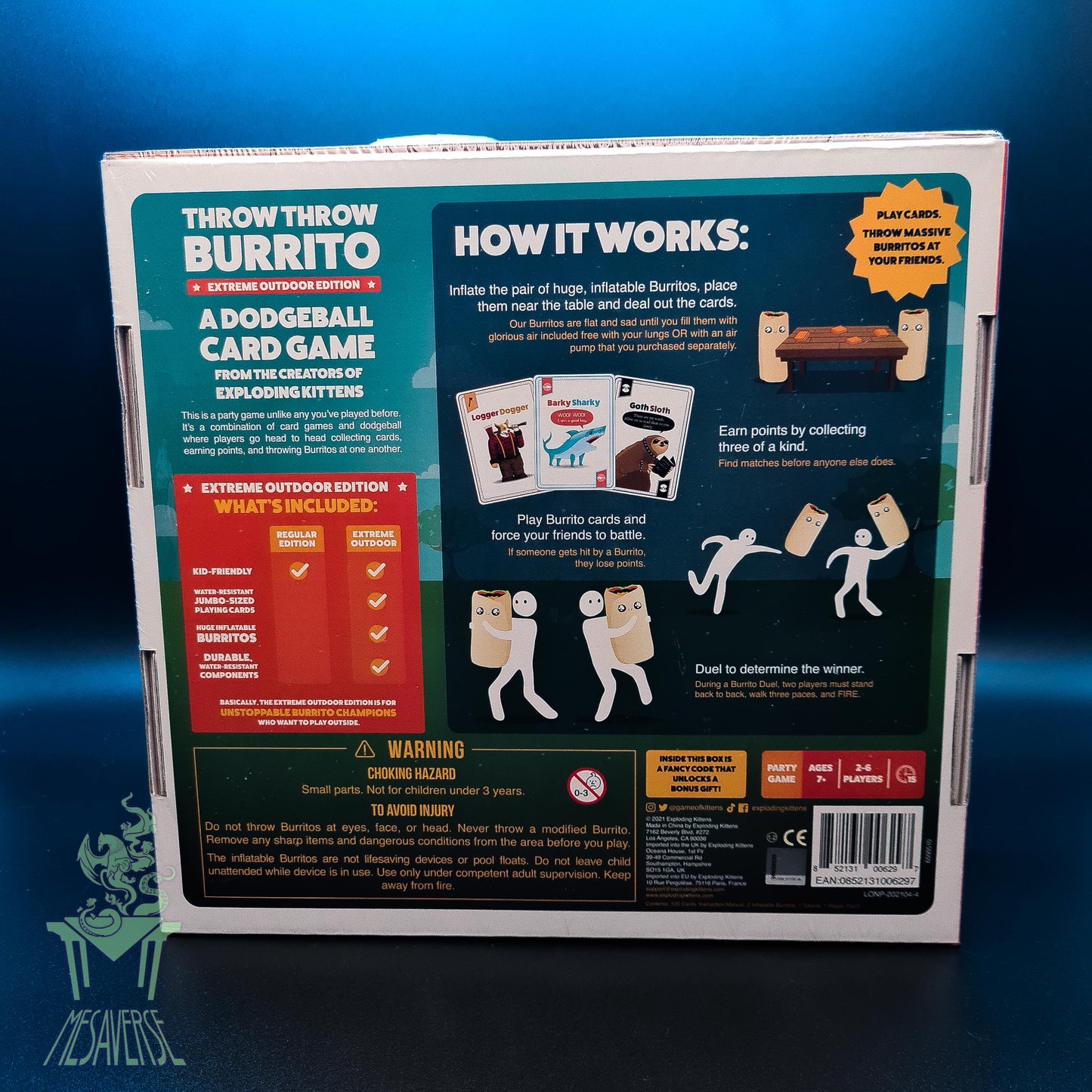 Throw Throw Burrito Extreme Outdoor Edition