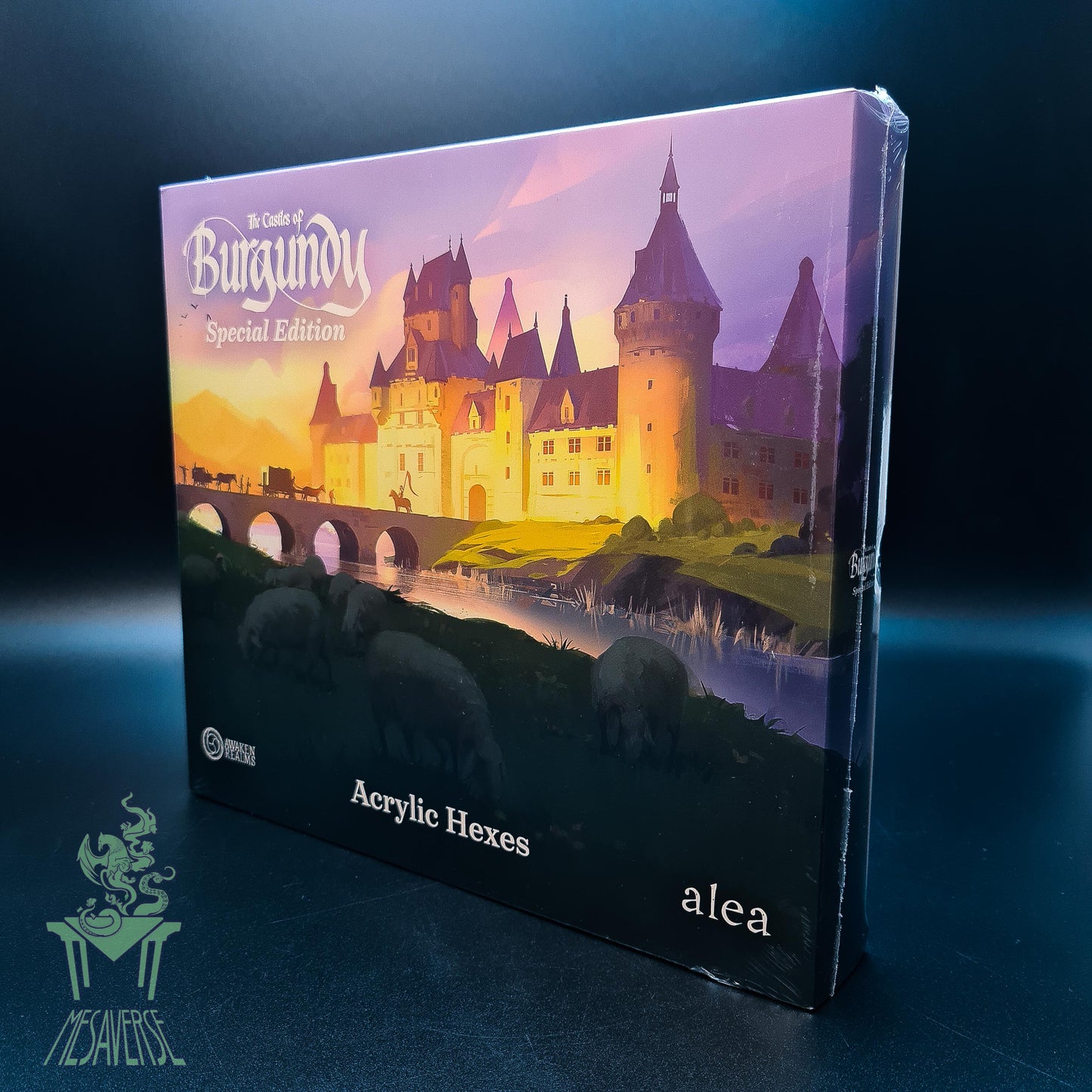 The Castles of Burgundy: Special Edition- 3D Terrain, Acrylic Hex, Upgraded Token