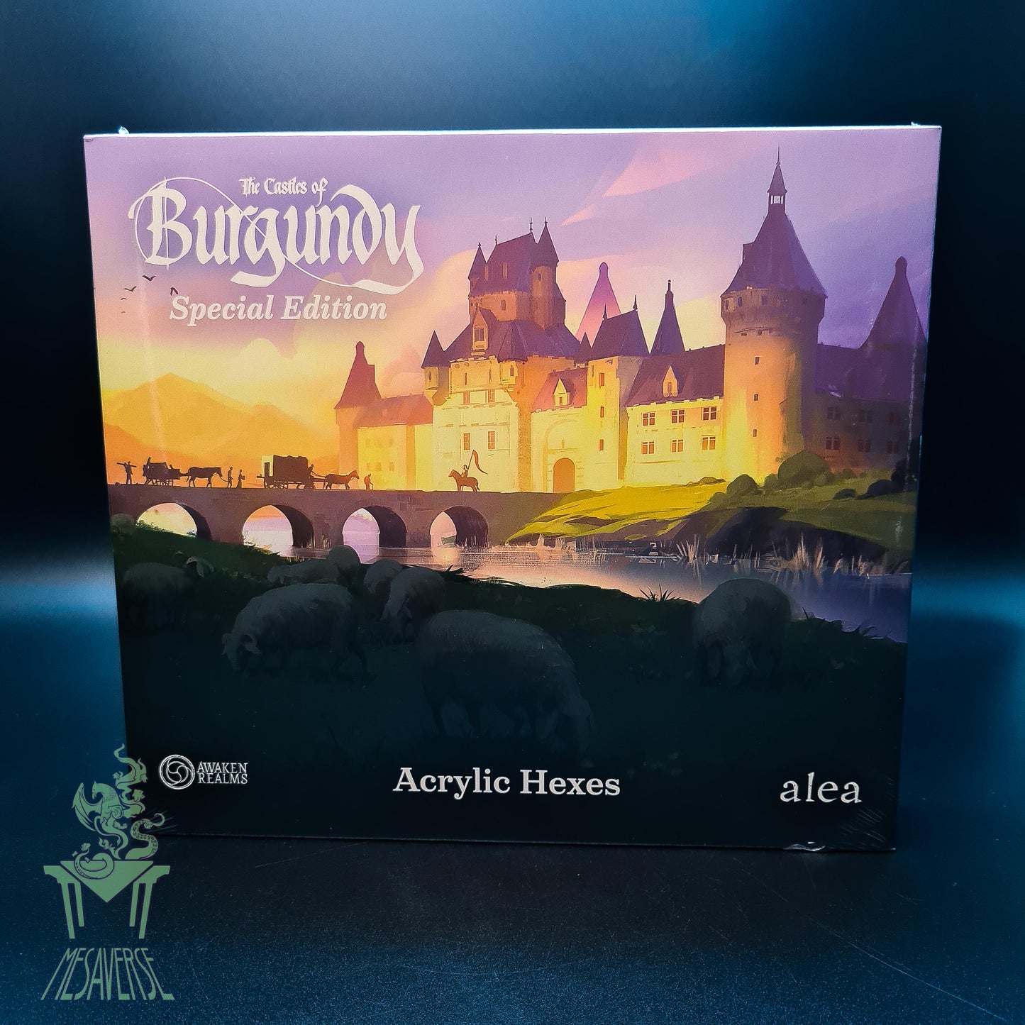 The Castles of Burgundy: Special Edition- 3D Terrain, Acrylic Hex, Upgraded Token