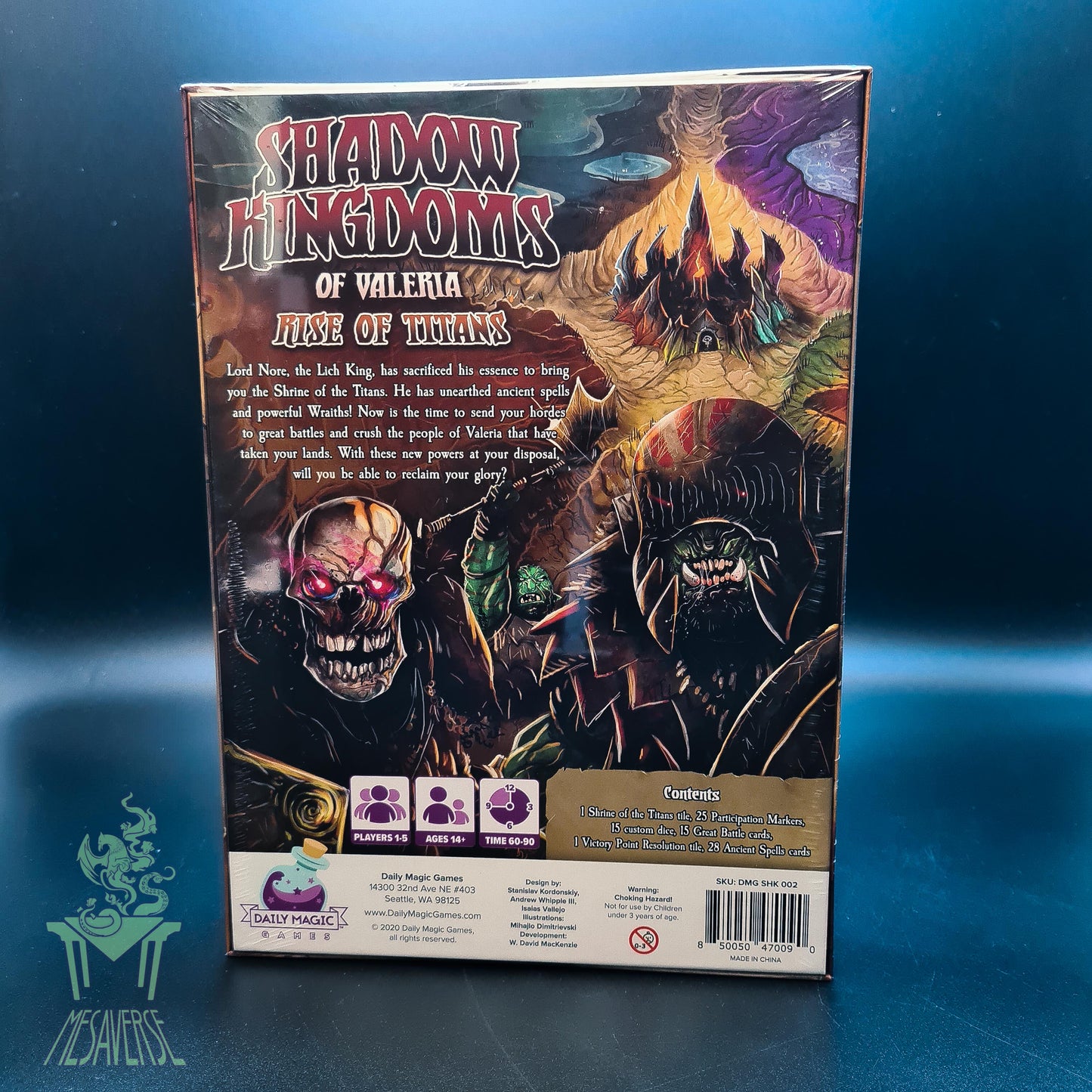 Shadow Kingdoms of Valeria Rise of Titans