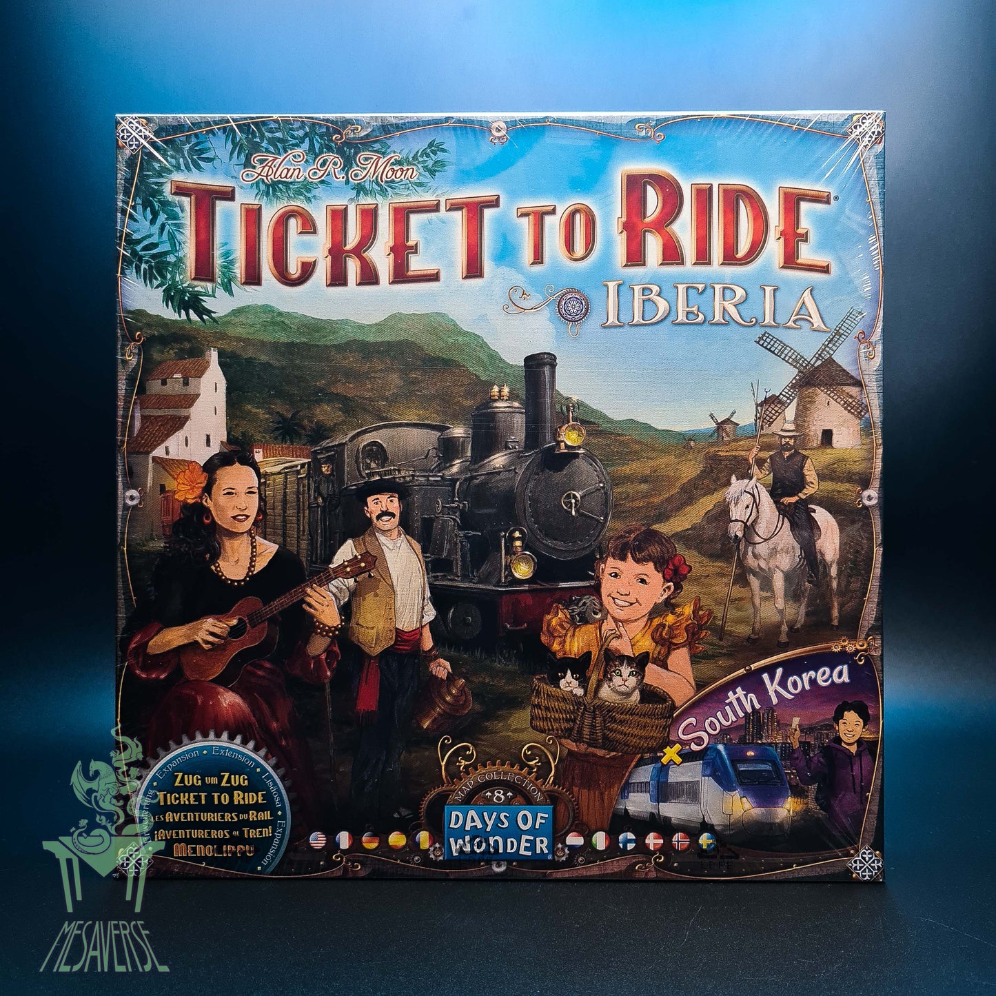 Ticket to Ride Map Collection 8: Iberia & South Korea