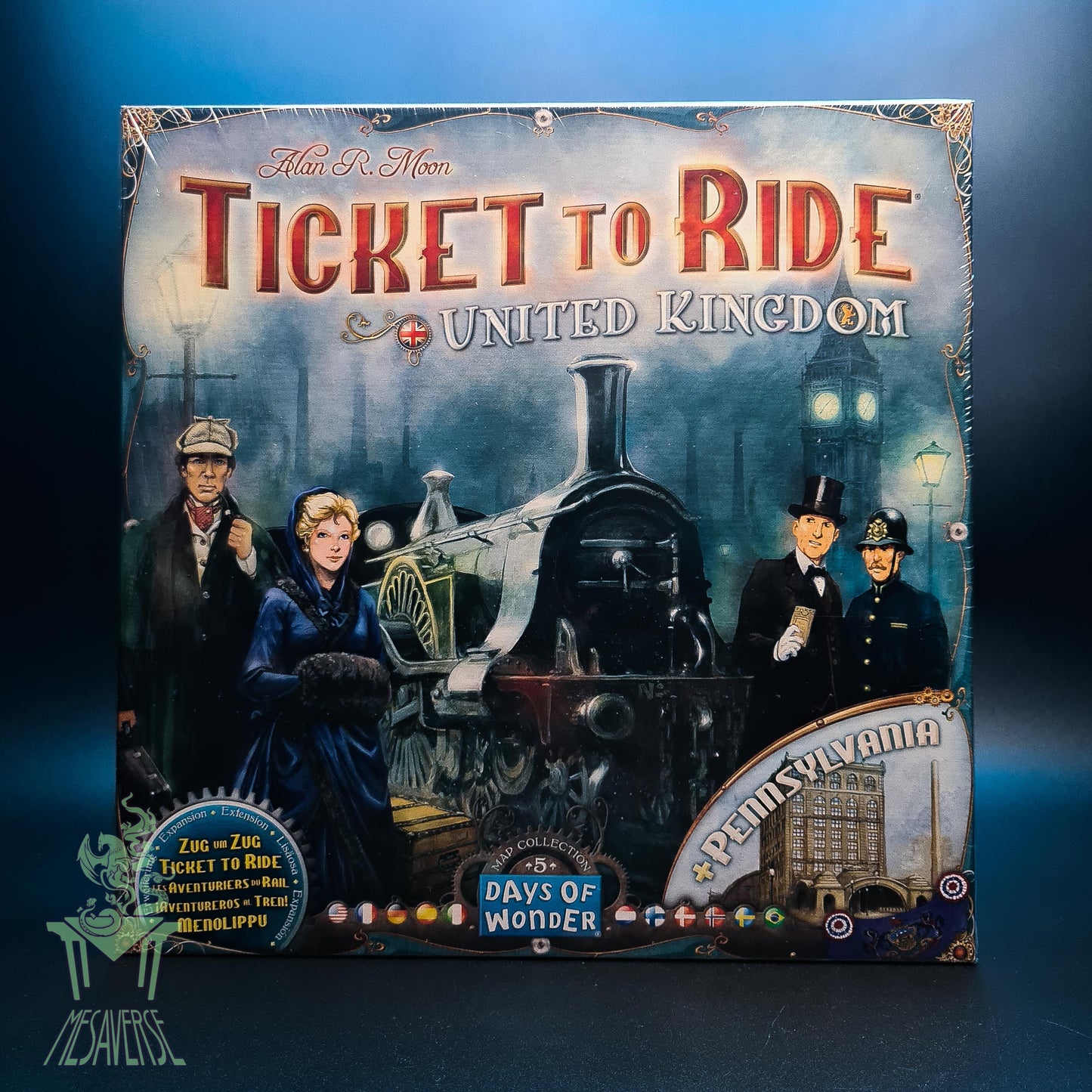 Ticket to Ride Map Collection 5: United Kingdom & Pennsylvania