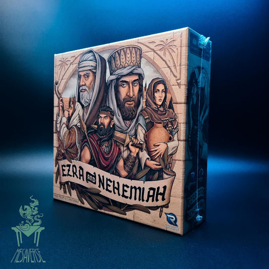 Ezra and Nehemiah with Scroll Tiles Promo