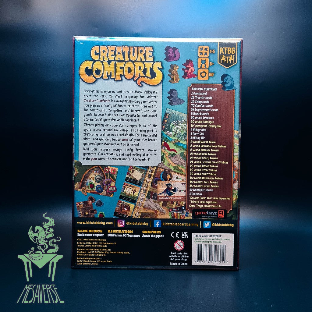 Creature Comforts: Kickstarter Edition
