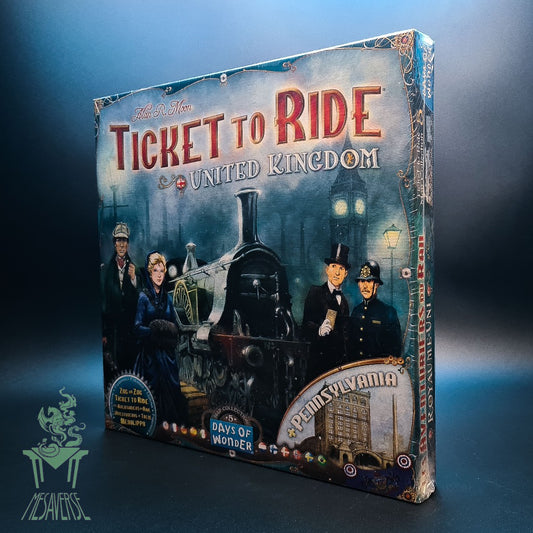 Ticket to Ride Map Collection 5: United Kingdom & Pennsylvania