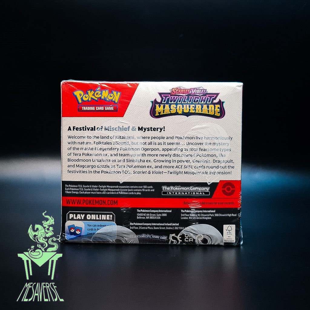 Pokemon TCG: Scarlet & Violet Twilight Masquerade Booster Box