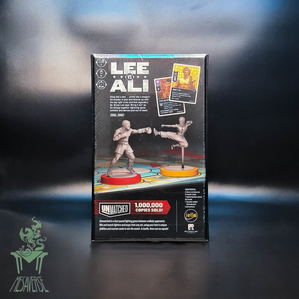 Unmatched: Lee vs Ali Special First Edition with Exclusive Foil Cards