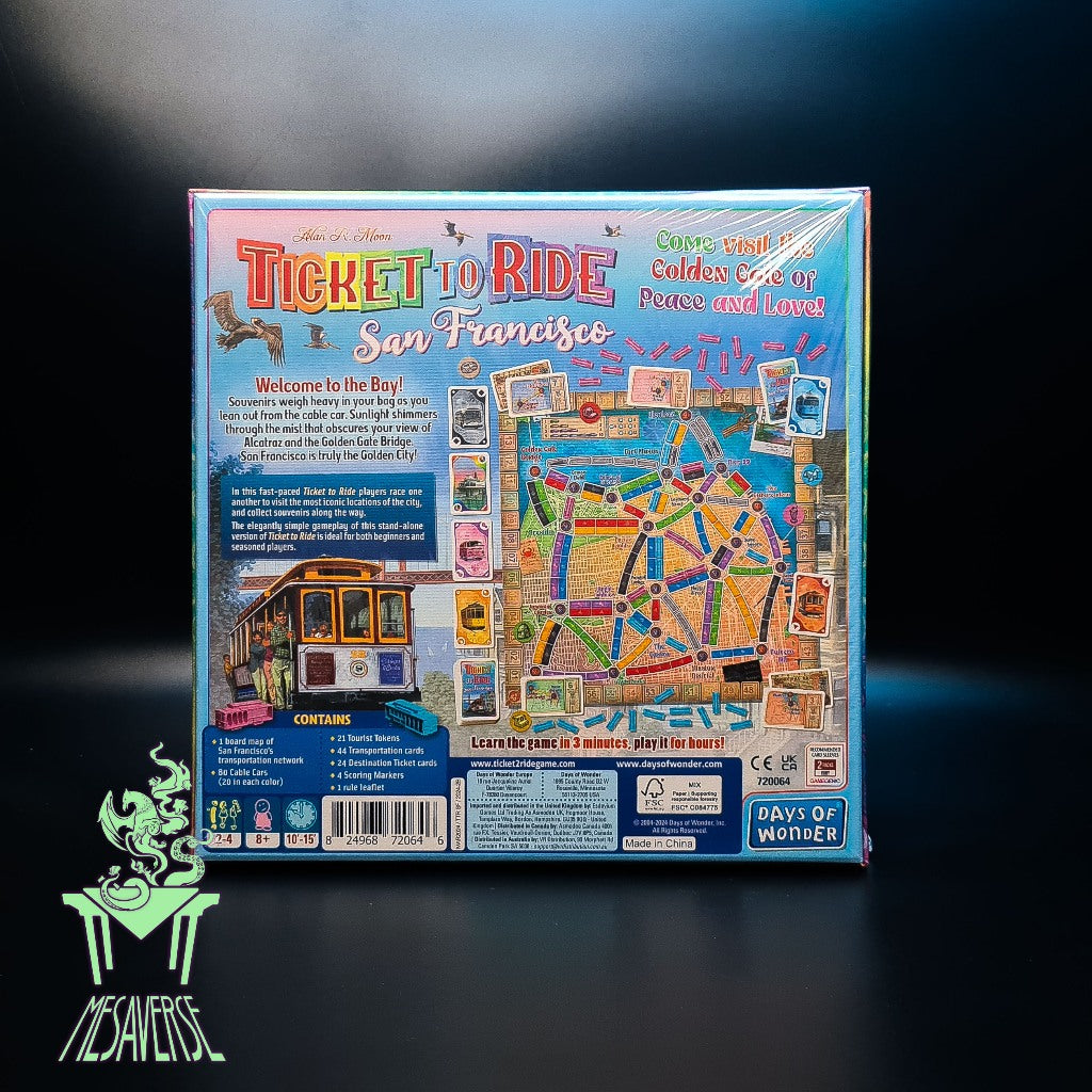Ticket to Ride: San Francisco