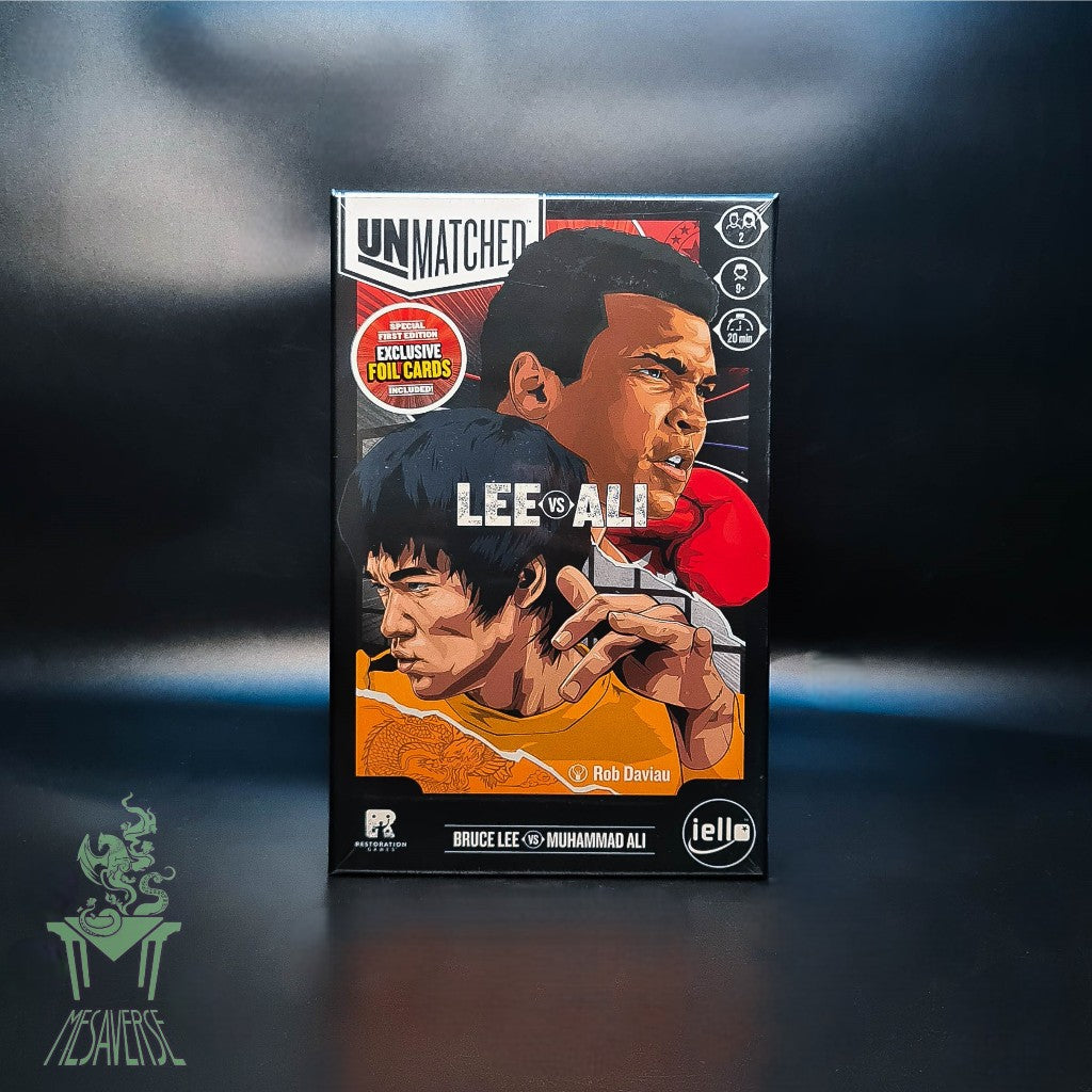 Unmatched: Lee vs Ali Special First Edition with Exclusive Foil Cards