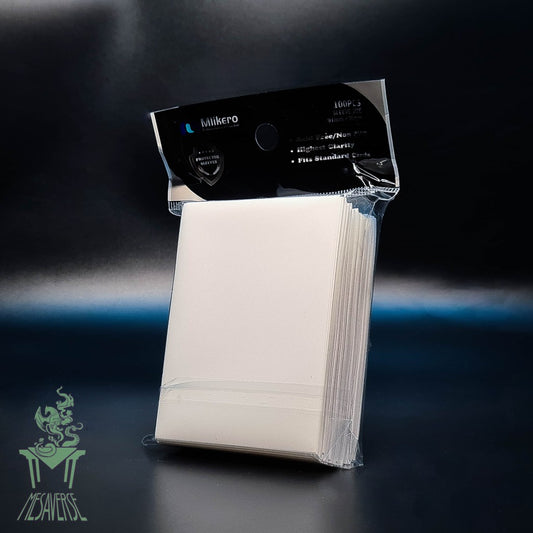 Mlikero Matte Card Sleeve 100 pcs. 91mm x 66mm White