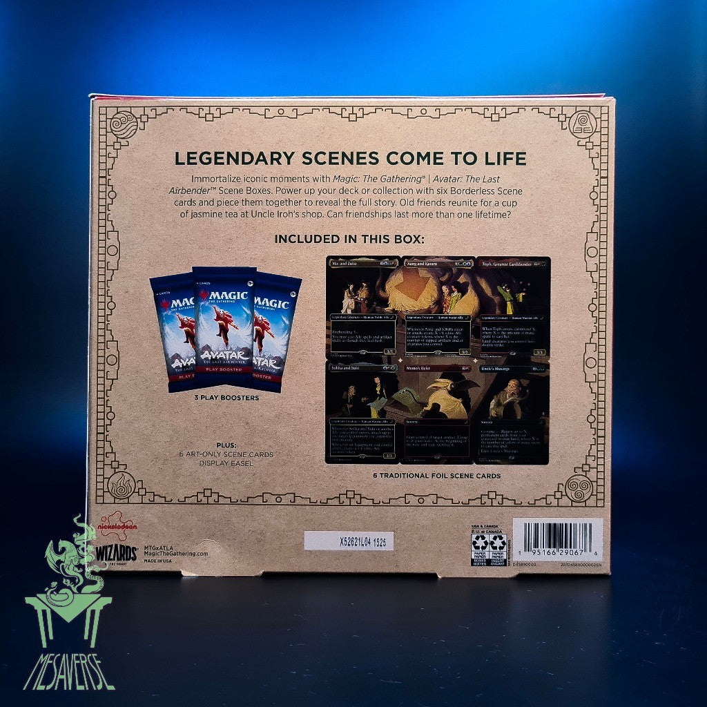 Magic The Gathering: Avatar The Last Airbender - Tea Time at The Jasmine Dragon Scene Box